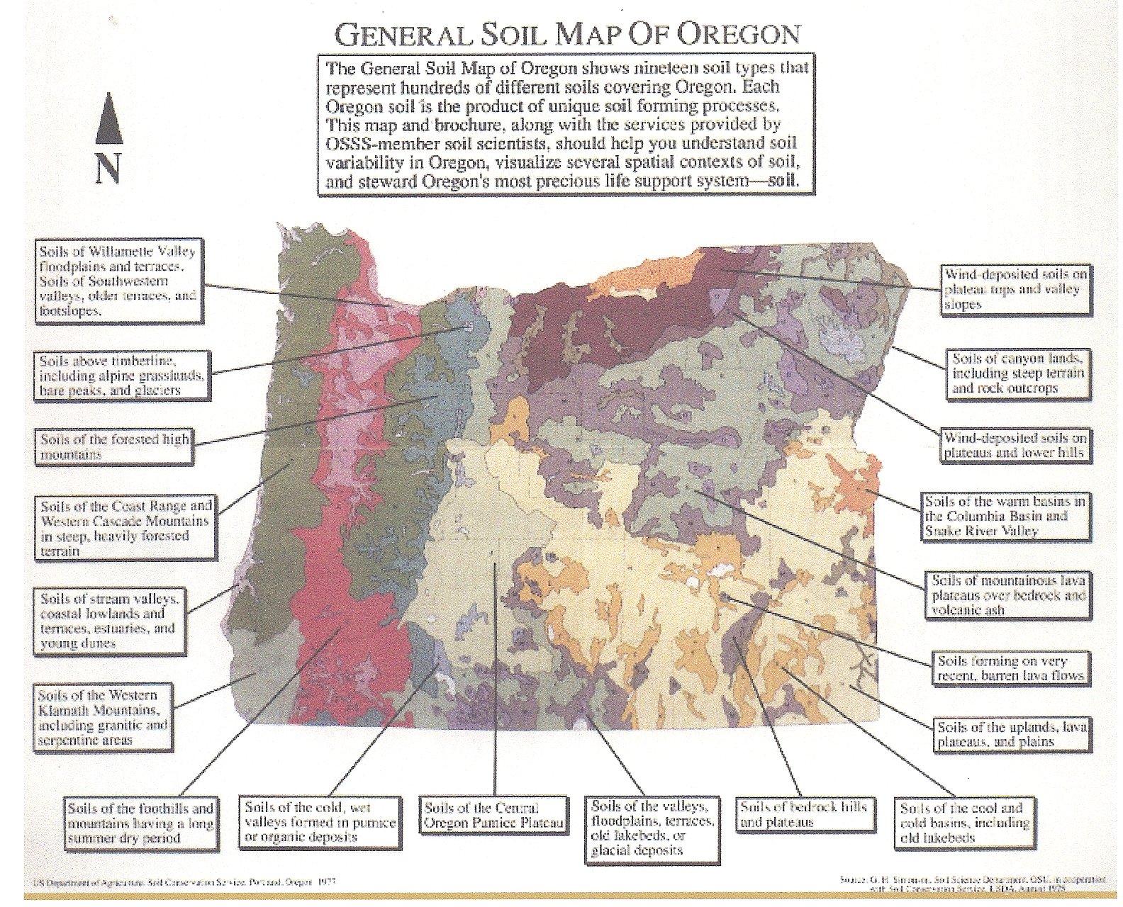 Oregon Soils Map